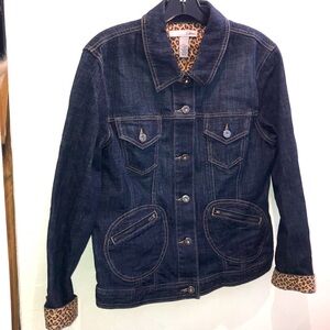 Chico’s Platinum Denim Jean Jacket